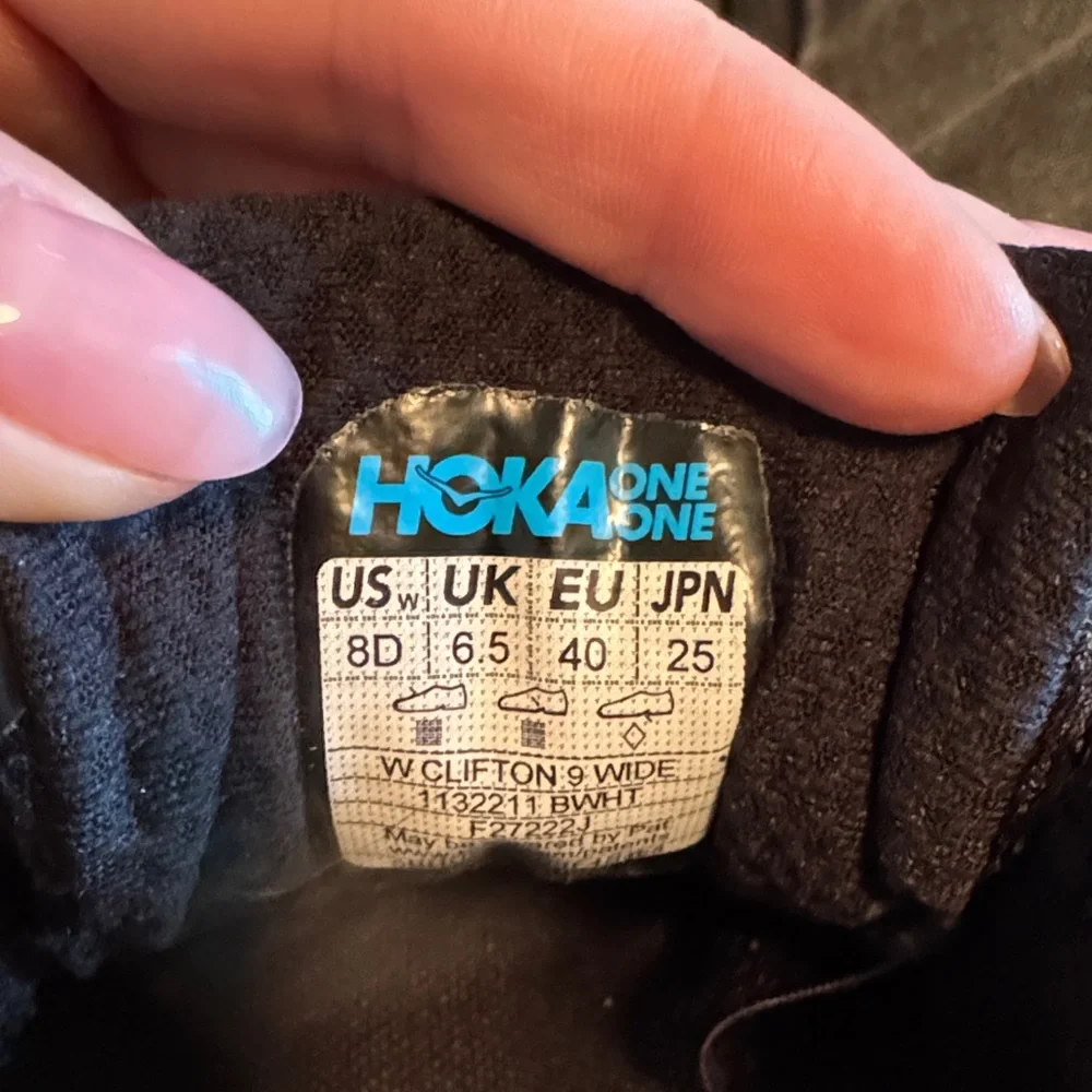 Hoka Women's Shoes in Black and White - Picture 4 of 4